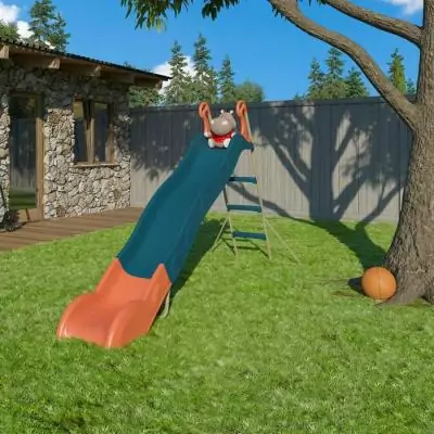 Toboggan LINOU Bleu TRIGANO 2,63 m pour s'amuser à fond! Toboggan LINOU Bleu TRIGANO 2,63 m pour s'amuser à fond!