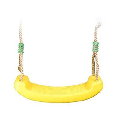 Balancoire plastique jaune pour portique 2m-2,5m: fun garantie!