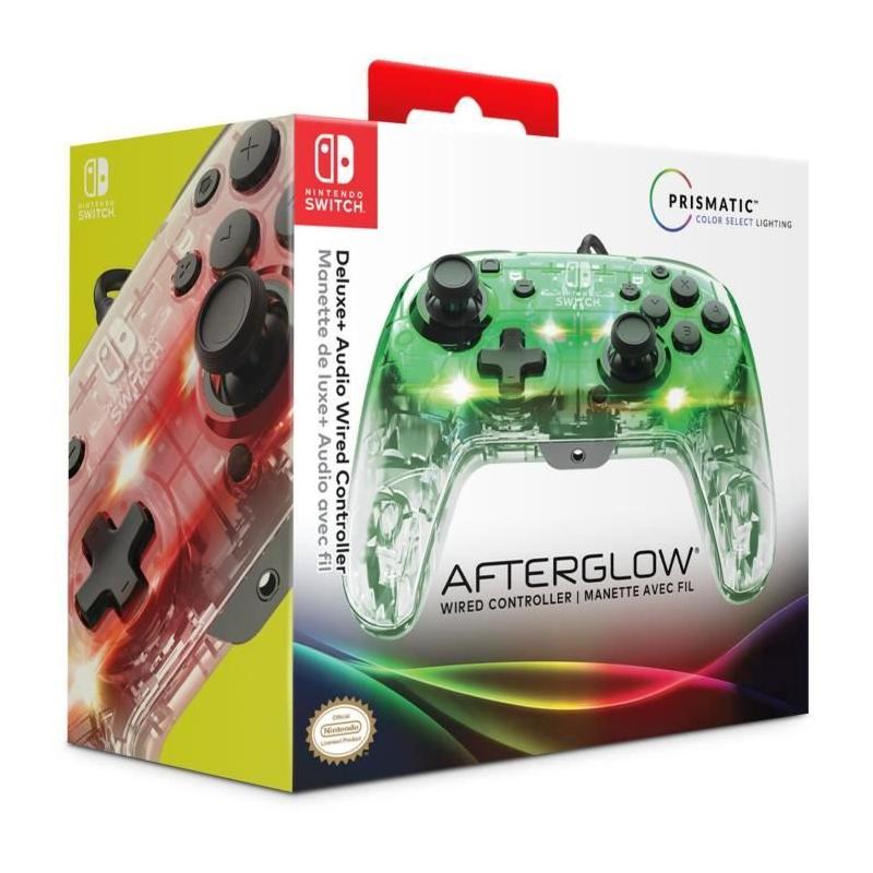 Manette Afterglow Filaire Prismatic pour Nintendo Switch