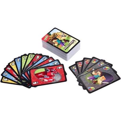 Jeu de cartes Uno Minecraft pour les fans du jeu vidéo!