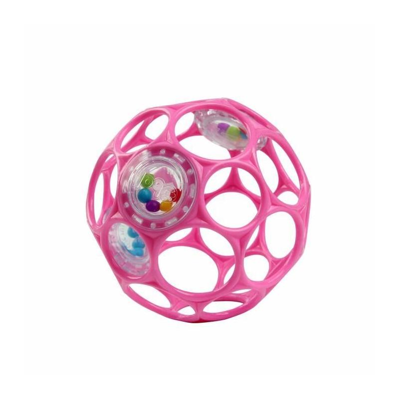 Hochet facile à saisir pour nouveaux-nés - Rose