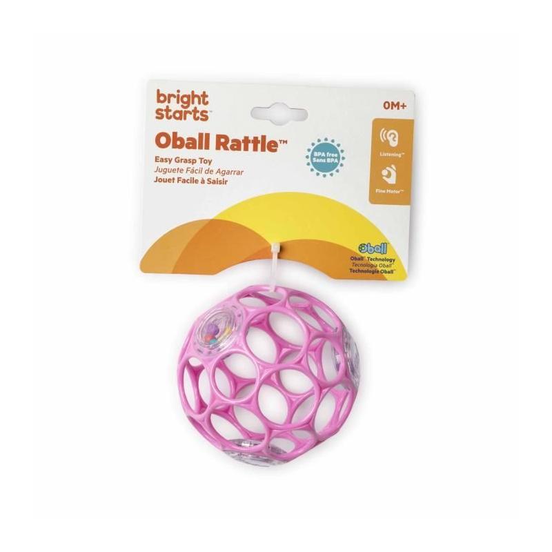 Hochet facile à saisir pour nouveaux-nés - Rose