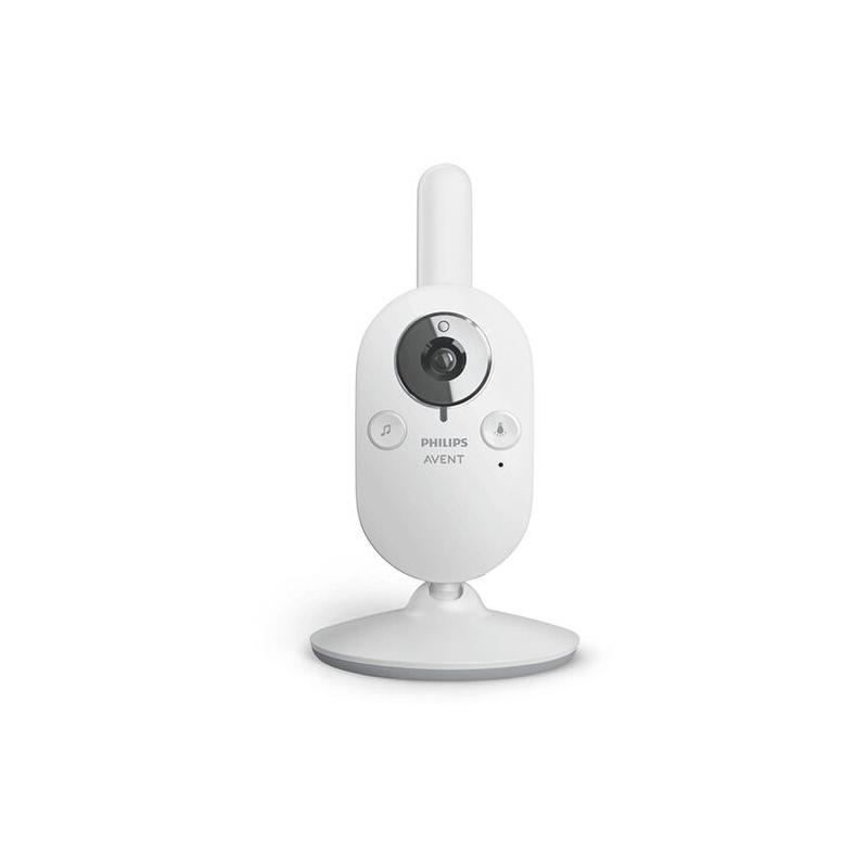 Babyphone Vidéo 300m - Écran 3,5' couleur zoom x2 - Berceuses - Veilleuse - Température