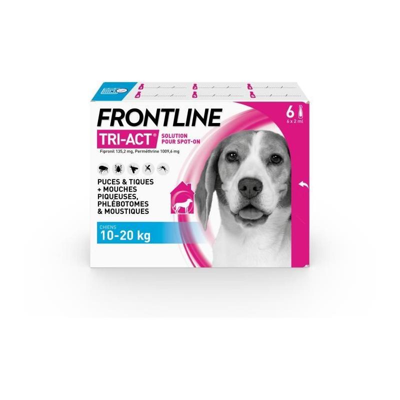 Pipettes FRONTLINE Tri-Act M pour chiens 10-20 kg