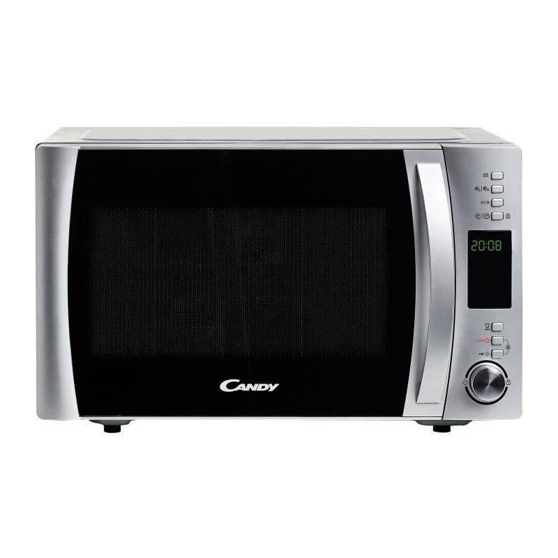Micro-ondes Candy Essenza CMXW30DS 900W 30L Argent - Fonction Décongélation