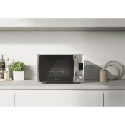 Micro-ondes Candy Essenza CMXW30DS 900W 30L Argent - Fonction Décongélation