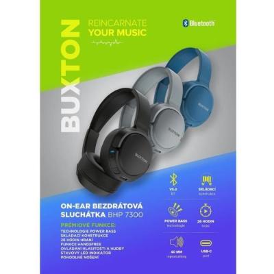Casque sans fil Buxton BHP 7300 GRIS - Son immersif