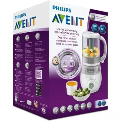 Robot Cuiseur-Mixeur 4 en 1 pour Bébé - PHILIPS AVENT