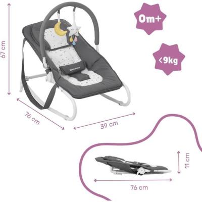 Transat pour bébé Easy Moonlight: le confort et l'amusement assurés!