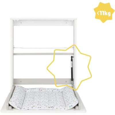 Table à langer murale Badabulle Plouf - Compacte et pliable