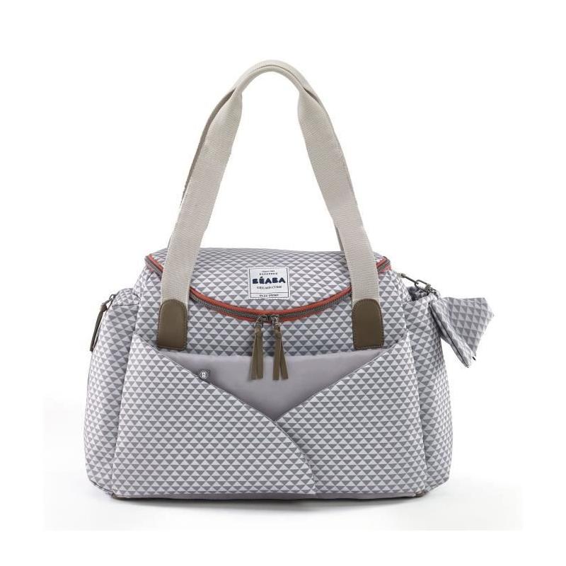Sac à langer Sydney II BEABA - Modulable et spacieux - Gris Corail