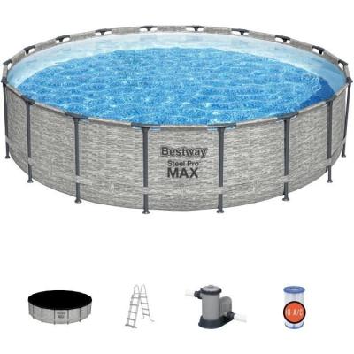Kit Piscine Steel Pro Max™ 549x122 cm - Ronde