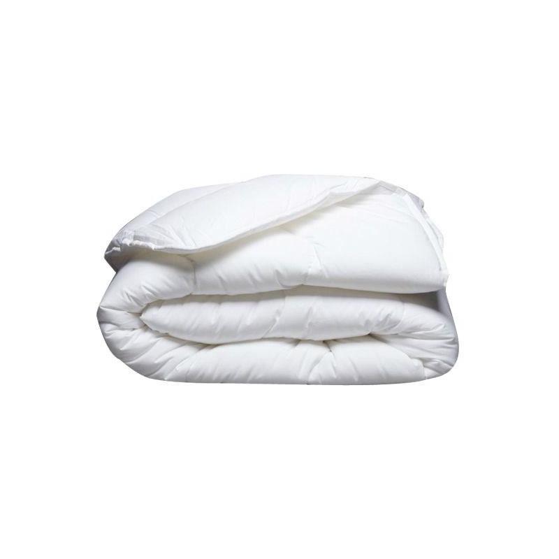 Couette chaude anti-acariens 400 gr/m² BLANREVE 240x220 cm - Blanc