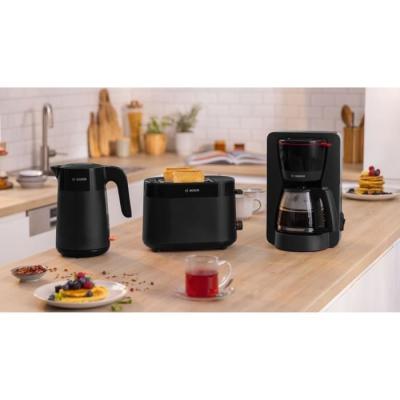 Bouilloire Bosch TWK2M163 MyMoment - Noire Mate - 60 tasses