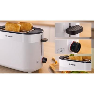 Toaster BOSCH MyMoment - Blanc - 2 tranches
