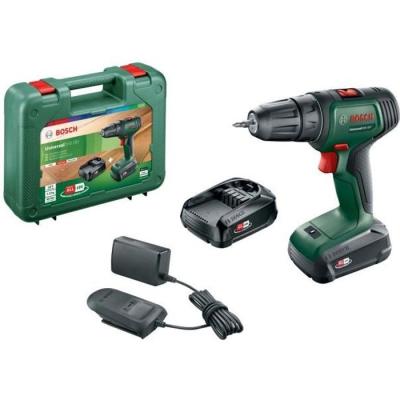 Perceuse-visseuse sans-fil Bosch - UniversalDrill 18 (2 batteries, chargeur, coffret)