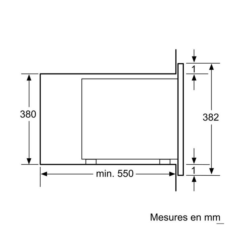 Micro-ondes Bosch Serie | 4 BFL553MS0 25L 900W Inox