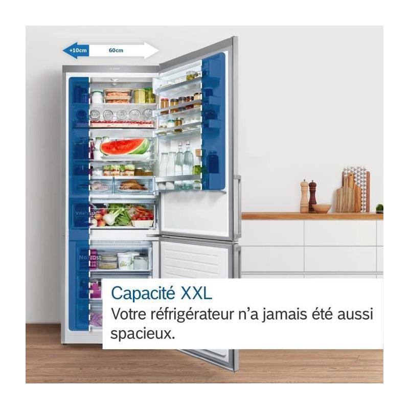 Réfrigérateur pose-libre Bosch KSV33VWEP SER4 - 324 L - Blanc - Froid ventilé