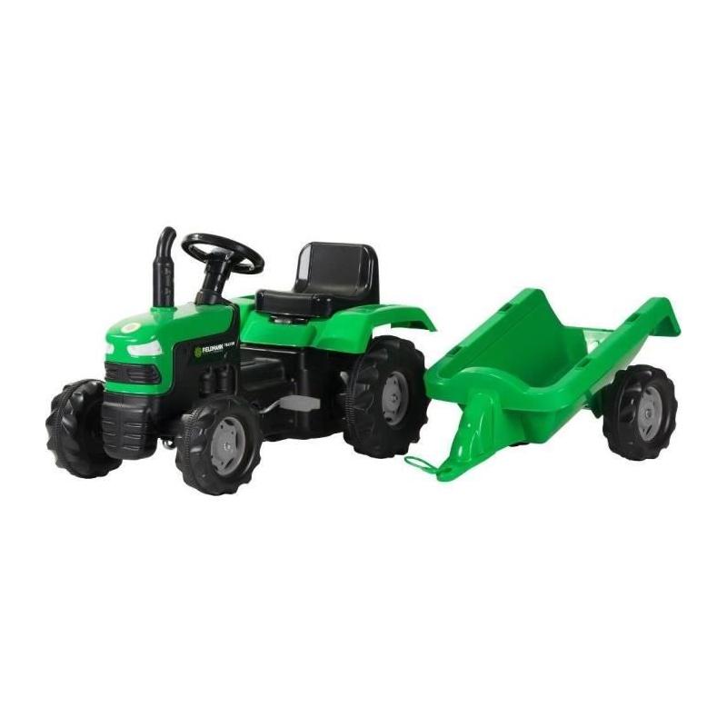 Tracteur à pédales avec remorque - Buddy Toys - BPT 1013 - Véhicule Porteur