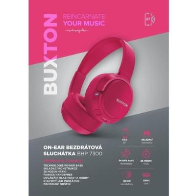Casque supra-auriculaire sans fil - Buxton - BHP 7300 ROSE