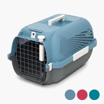 Cage de transport CATIT pour chat - Petit et pratique - Bleu-gris