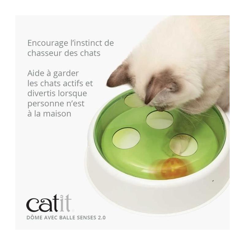Jouet interactif pour chat Catit Senses 2.0 - Amusement garanti!