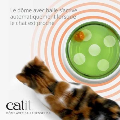 Jouet interactif pour chat Catit Senses 2.0 - Amusement garanti!