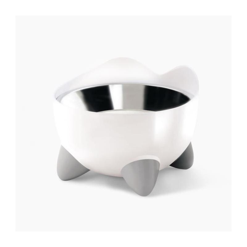 Gamelle pour chat - CATIT - PIXI - 200ml - Surélevée - Blanc