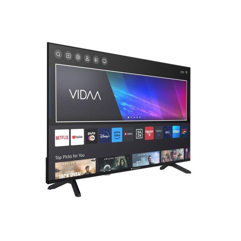 TV QLED Continental Edison 50'' UHD 4K Smart Vidaa