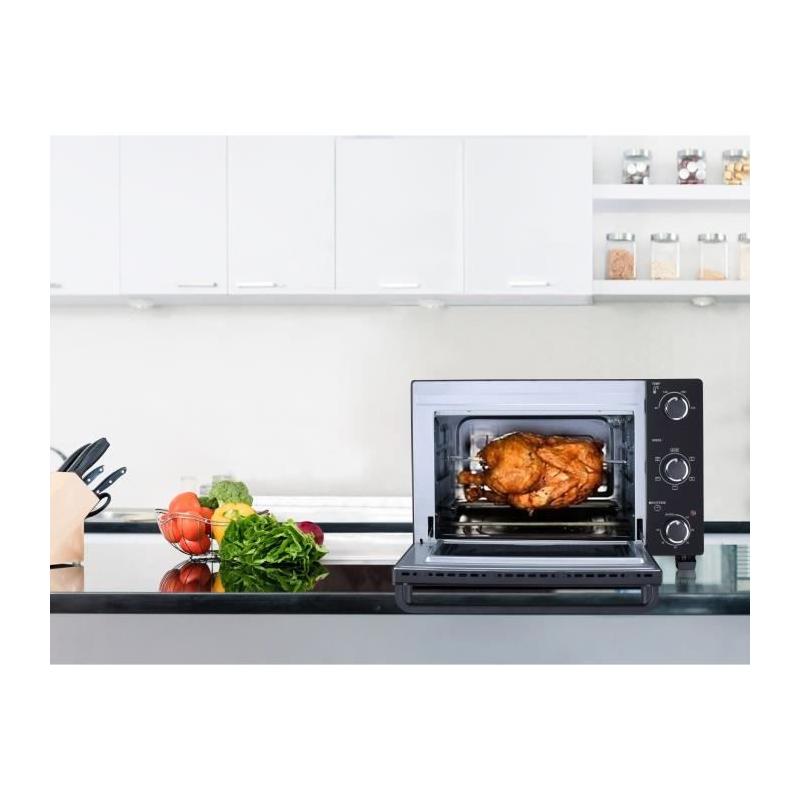 Minifour électrique 46L noir - Rotissoire et convection naturelle