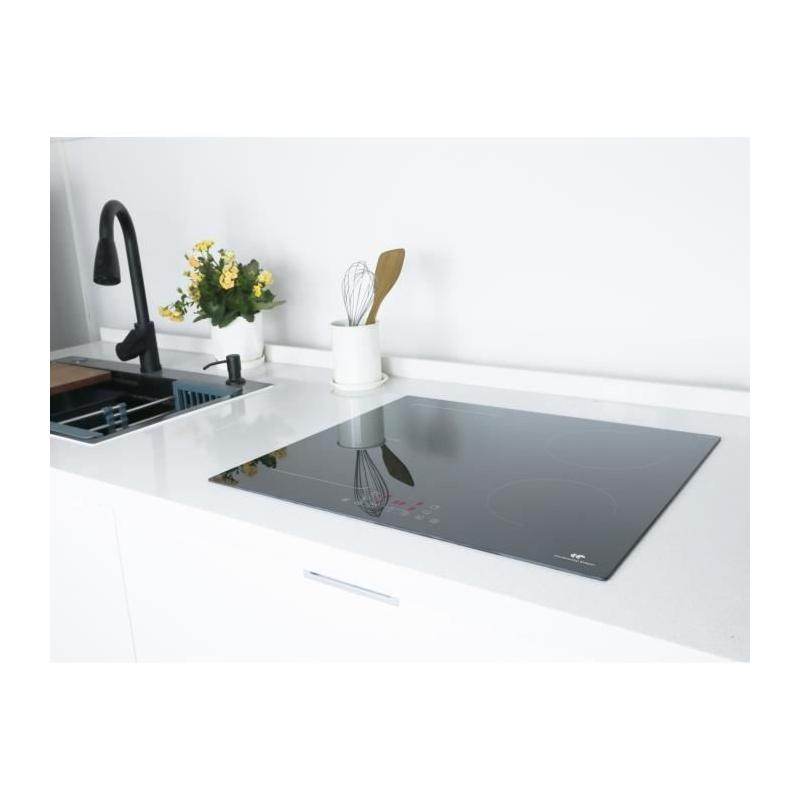 Table induction 4 zones Continental Edison CETI4ZFLEX3 - Noir