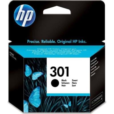 Cartouche d'encre noire HP 301 authentique pour HP Envy 4505.