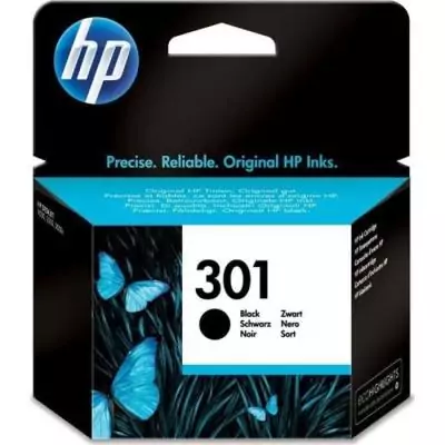 Cartouche d'encre noire HP 301 authentique pour HP Envy 4505.