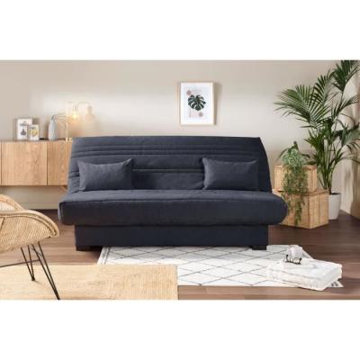 Banquette clic clac 3 places gris anthracite - Confort optimal