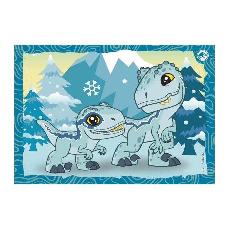 Puzzle 4 en 1 Jurassic World: l'aventure commence!