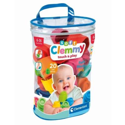 Clementoni - Clemmy Baby - Sac souple 20 pièces - Cube Eveil