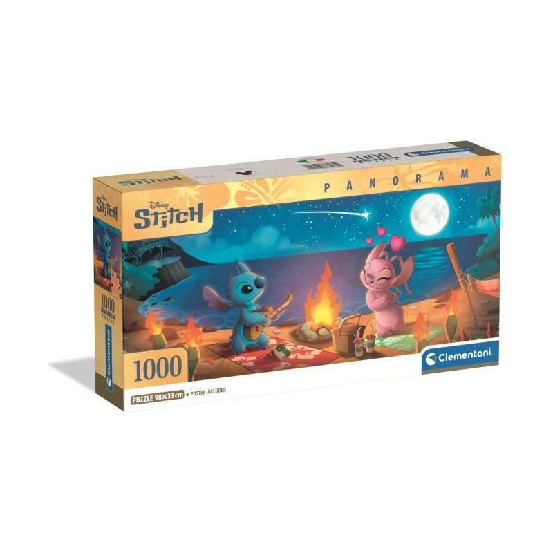 Puzzle panoramique compact 1000 pièces - Stitch