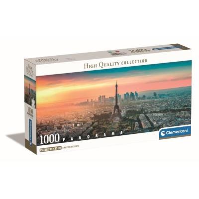 Puzzle Clementoni 1000 pièces Panorama Paris - Avec poster