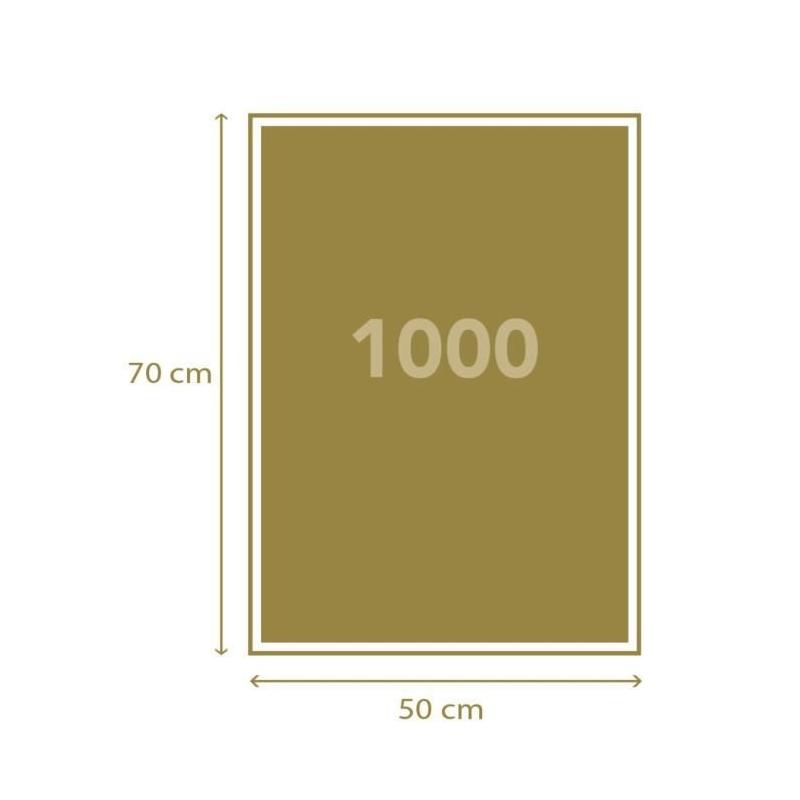 Puzzle CLEMENTONI Compact 1000 pièces - Promenade du Jaguar