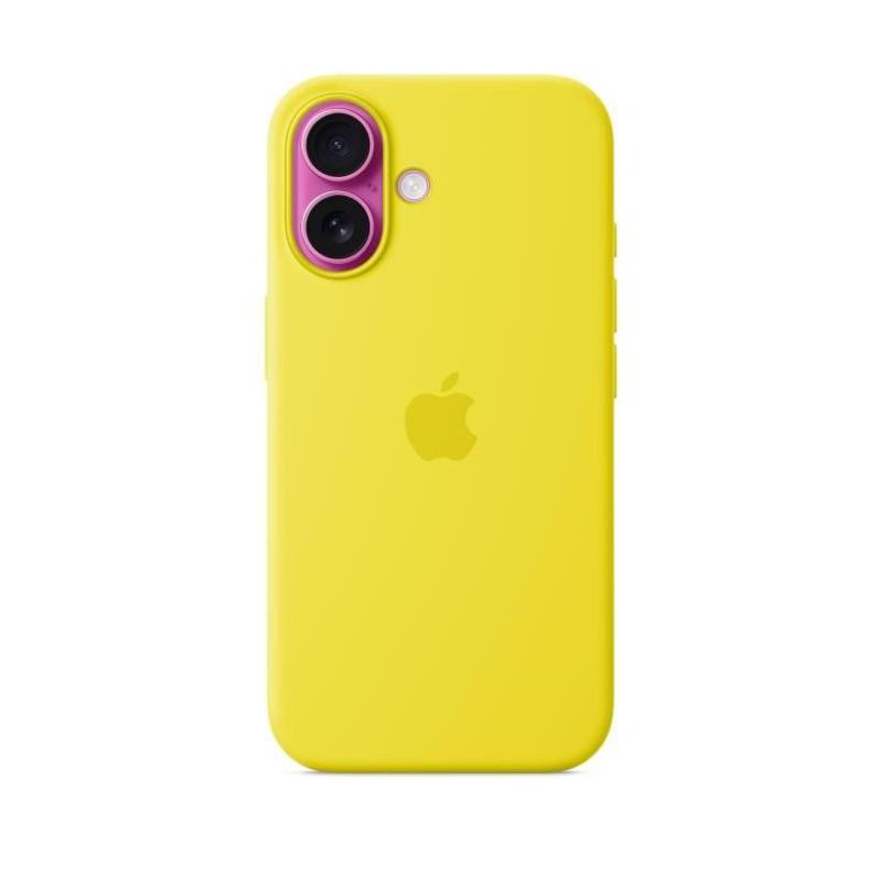 Coque iPhone 16 en silicone avec MagSafe - Star Fruit