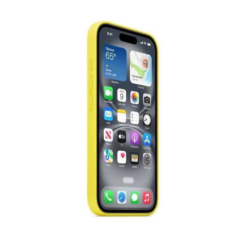Coque iPhone 16 en silicone avec MagSafe - Star Fruit