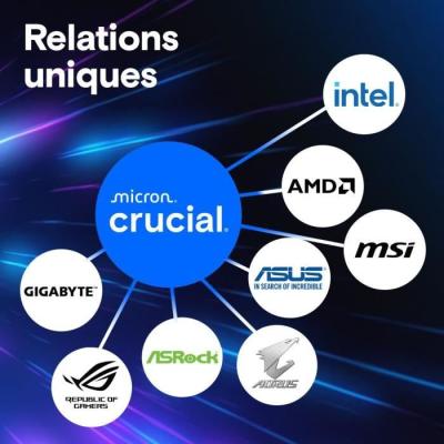 Kit Mémoire RAM CRUCIAL DDR5 PRO 48 Go (2 x 24 Go) - Performances ultimes