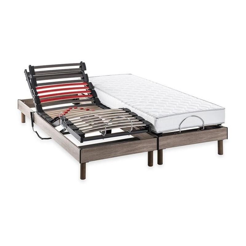 Ensemble relaxation électrique: matelas+sommier COMFORT - DEKO DREAM