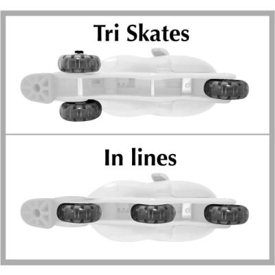 Patins en ligne 2 en 1 La Reine des Neiges II - Taille 27-30 - Fille
