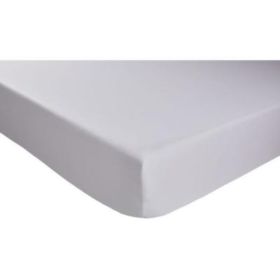 Drap housse DODO 160x200 cm - Coton - Blanc