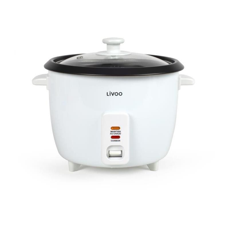 Cuiseur à riz LIVOO 1,5L avec panier aluminium et maintien au chaud