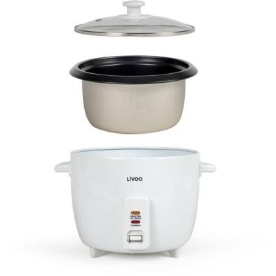 Cuiseur à riz LIVOO 1,5L avec panier aluminium et maintien au chaud