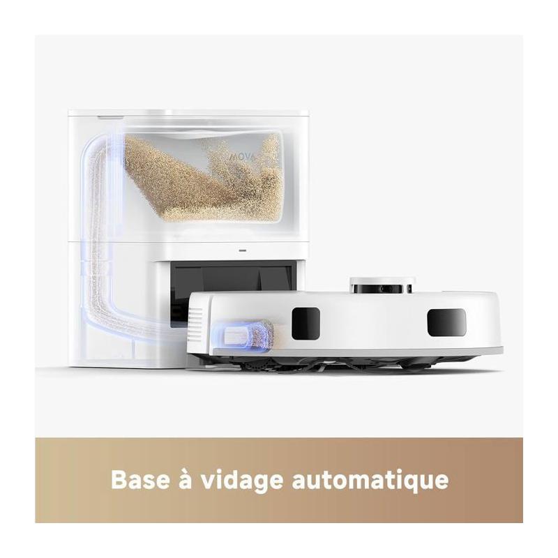 Aspirateur Robot MOVA E20 Plus: Vidage Automatique, 5000Pa