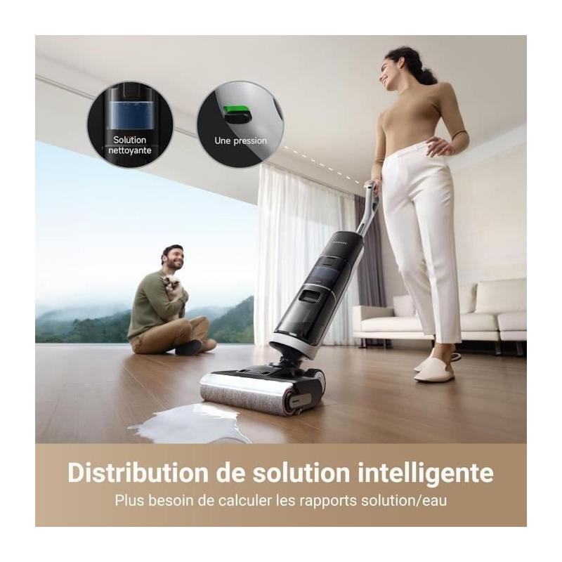 Aspirateur Balai DREAME H14 Pro - Nettoyage et Séchage Rapides