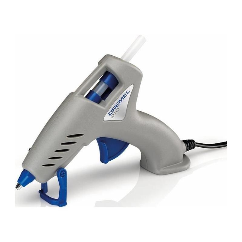 Pistolet à colle DREMEL 910 - Température 165°C - Livré avec 3 bâtons 